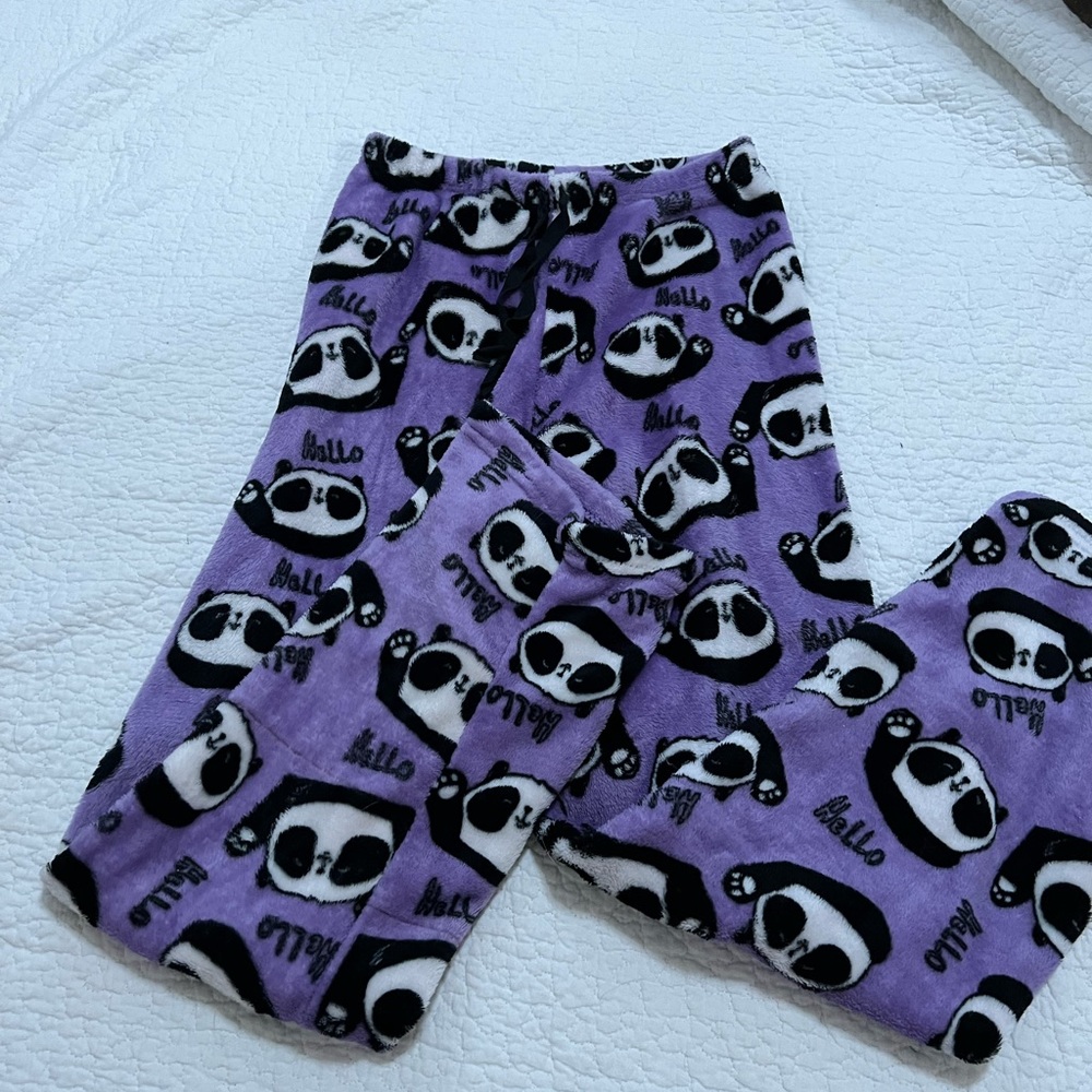 Panda pajama bottoms size women XS